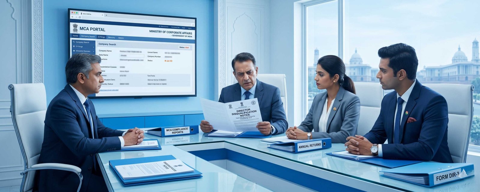Director reviewing disqualification notice under Section 164 Companies Act India