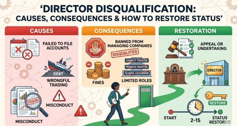 Director Disqualification: Causes, Consequences & How to Restore Status