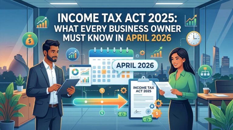 Income Tax Act 2025: What Every Business Owner Must Know in April 2026
