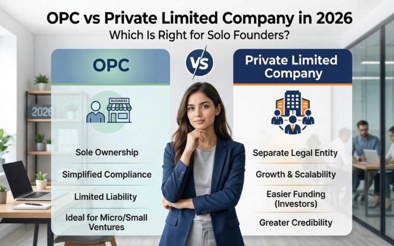OPC vs Private Limited Company in 2026: Which Is Right for Solo Founders?