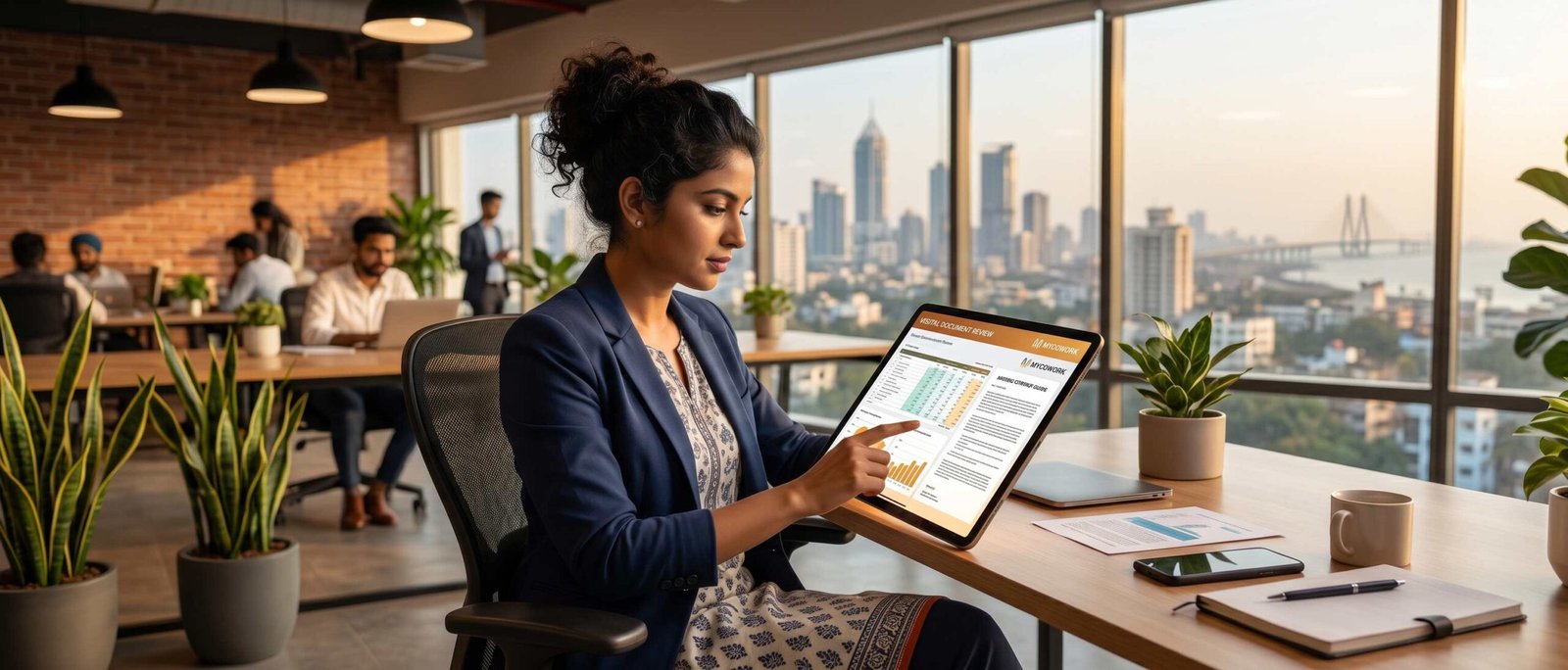 Mumbai entrepreneur completing GST registration process online